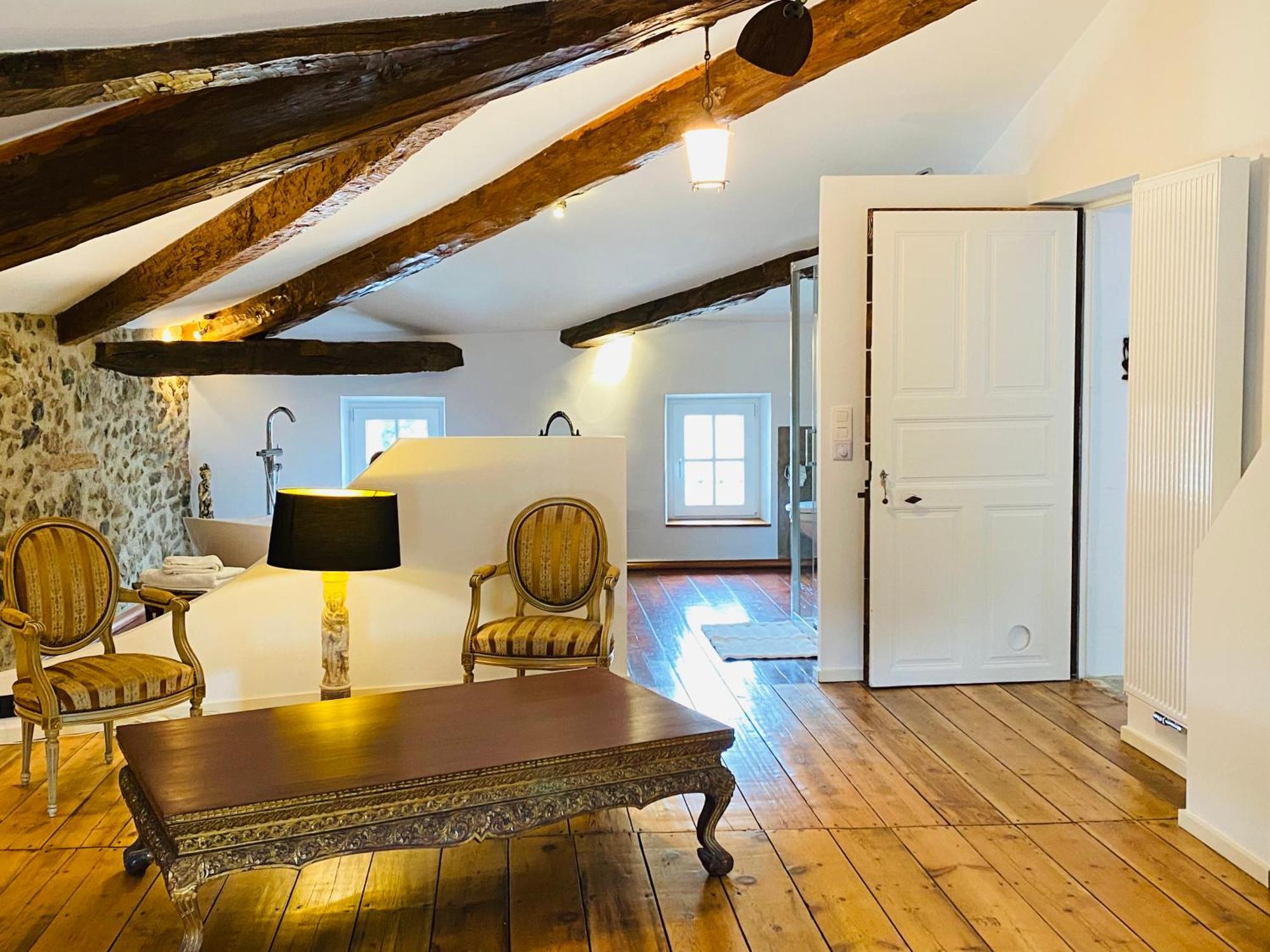 Aux Berges Du Libre Bed and Breakfast Felines-Termenes Rum bild